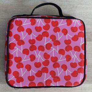 Cherry Patterned Cosmetic Bag